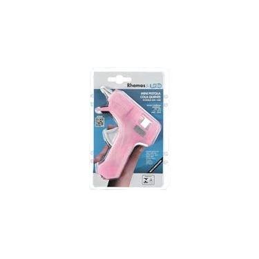 Imagem de Mini Pistola para Cola Quente Rosa GM-160E Rhamos e Brito - BIVOLT 110-240 V