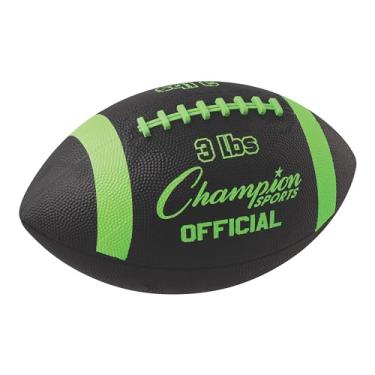 Imagem de Champion Sports Tamanho oficial 1,3 kg peso treinamento futebol, verde/preto