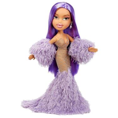 Imagem de Boneca moderna Bratz x Kylie Jenner 60 cm com vestido Amazon Exclus