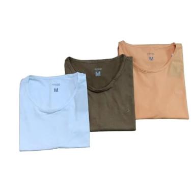 Imagem de Kit 3 camisas regatas Respp (BR, Alfa, P, Regular, Branco/verde/laranja)