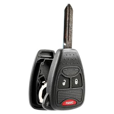 Imagem de Substituição para Chrysler Dodge Jeep 2004-2017 3 botões controle remoto capa de chave OHT692427AA M3N5WY72XX