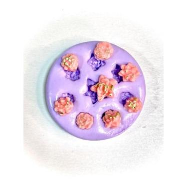 Imagem de Confeitaria dos moldes, F1137 MOLDE DE SILICONE FLORES CONFEITARIA BISCUIT