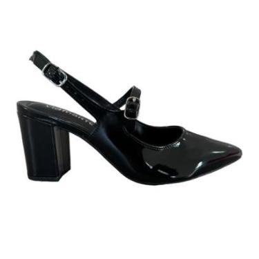 Imagem de Sapato Via Marte Scapin Feminino 028001 Preto-Feminino