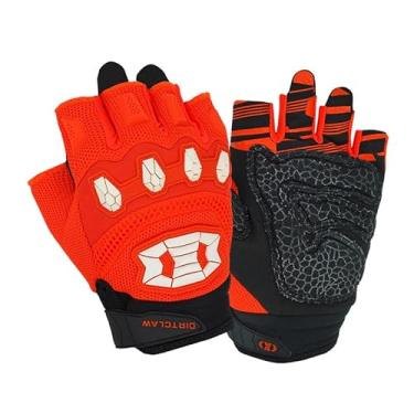 Imagem de Seibertron Youth Dirtclaw Gloves - BMX MX ATV MTB Road Racing Mountain Bike Cycling Gloves Fluo Orange L