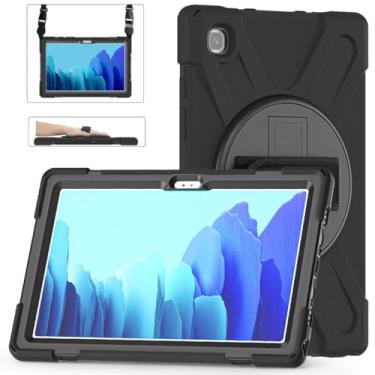 Imagem de Capa para tablet Samsung Galaxy Tab S6Lite 10.4 2024 TabE A 8.0 Tab A 8.4 9.7 10.1 10.5 Tab S2 8 9.7 S3 9.7 S4 S5E S6 10.5 Active (preta, para Tab S3 9.7 T820 2017)
