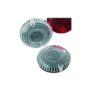 Imagem de Kuryakyn Acessório de iluminação de motocicleta 2265: Lentes de reposição de seta/luz pisca-pisca para Kawasaki, motocicletas Yamaha, lente transparente, 1 par, médio