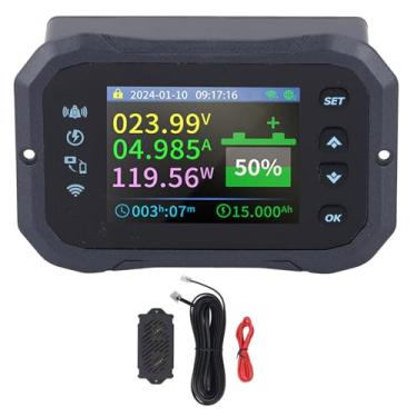 Imagem de Monitor de Bateria 10-100V 100A Com Shunt, Amperímetro de Voltímetro Automático Bluetooth, Medidor de Energia de Tensão de Corrente Digital para Bateria de Lítio e Lifepo4, RV