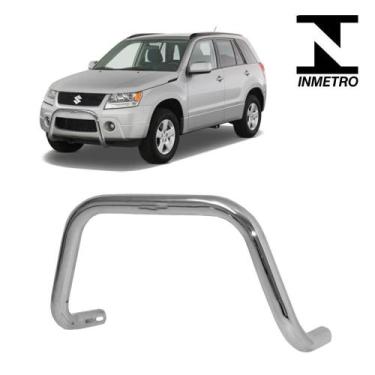 Imagem de Quebra Mato Grand Vitara 2009 2010 2011 2012 sem chapa Cromo - CCF