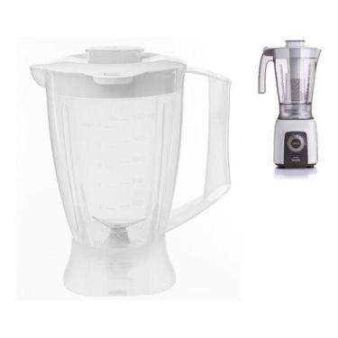 Imagem de Copo de Liquidificador Walita Ri2160 Viva Gelo Translucido - Tampa Bra