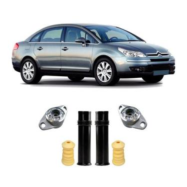 Imagem de 2 Kit Coxim Batente Traseiro Nakata C4 Pallas 2010 2011 2012