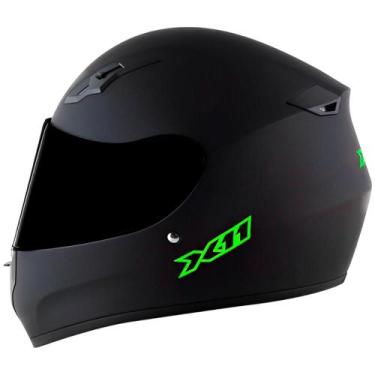 Imagem de Capacete X11 Trust Pro Shadow HVZ Preto Neon Fosco - X11 EXPERT RIDERS