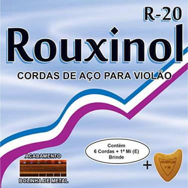 Imagem de Cordas Para Violão, Rouxinol, Aço Inox, R20, Com Bolinha