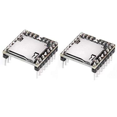 Imagem de HiLetgo 2 peças MP3 Player Mini MP3 Player Módulo de voz de áudio cartão TF U Disk Board para DFPlayer áudio voz módulo de música