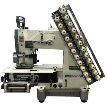 Imagem de Elastiqueira 12 Agulhas Megamak-MK12064PMD-DD-220V-Direc, 220V