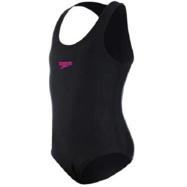 Imagem de Maio Natação Speedo Vital 3 LYCRA Infantil, Preto, 6