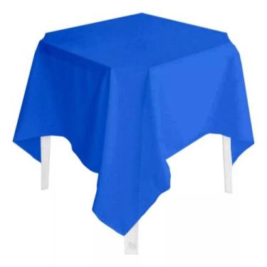 Imagem de Kit 10 Toalhas de Mesa Tecido Oxford Quadrada 1,50m x 1,50m - HD Enxov