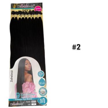 Imagem de Cabelo Bio Fibra Liso 80cm Idêntico Ao Humano Dsoar Hair Fabulosa - bb