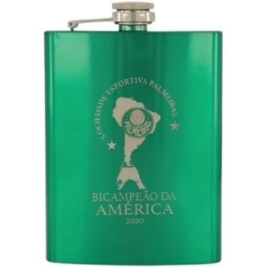 Imagem de Cantil do Palmeiras Bi Campeão da Libertadores 220ml em Metal - Oficial
