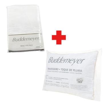 Imagem de Travesseiro Buddemeyer Toque de Pluma + Fronha 50x70 Branca