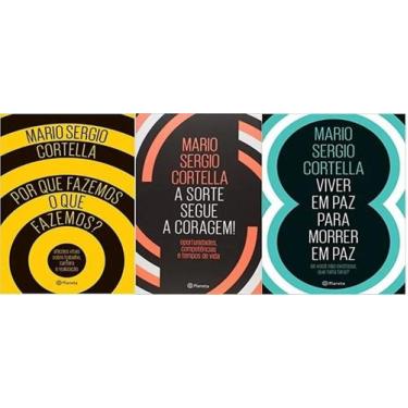 Imagem de Kit 3 Livros Cortella Por Que Femos A Sorte Segue A