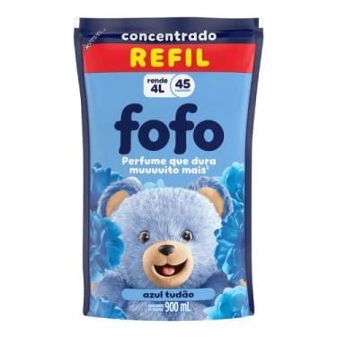 Imagem de Amaciante Azul Tudão Refil Fofo 900ml