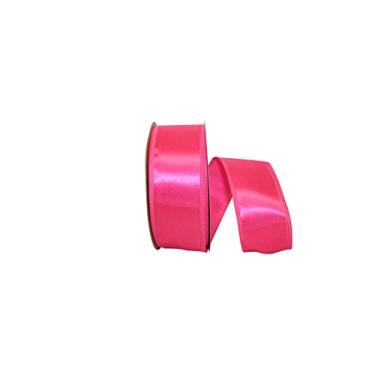 Imagem de Reliant Ribbon Fita de borda com fio Dyna Satin Ez 5102W-192-16K, 2-1/8 polegadas X 50 jardas, Cyclamen