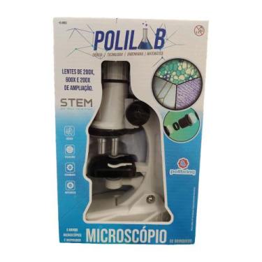 Imagem de Microscópio infantil - stem - polibrinq - aumenta até 1200x