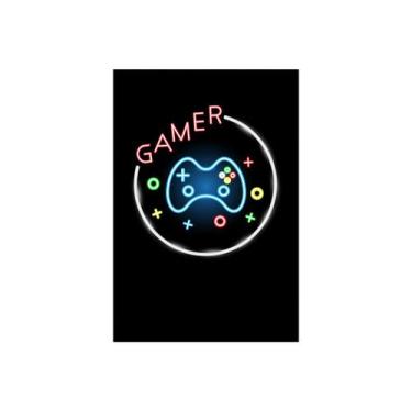 Imagem de Painel De Festa Vertical 1,50 x 2,20 - Video Game Efeito Neon 013 - Vi