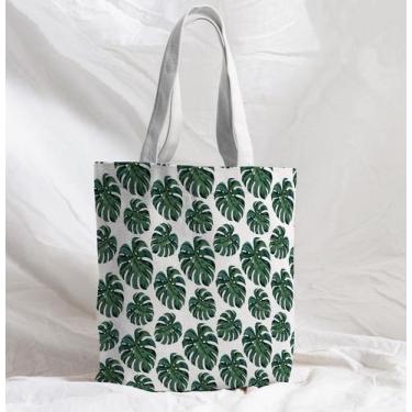 Imagem de Bolsa Sacola Artesanal de Tecido Costela de adão Fundo Branco - CoreDe
