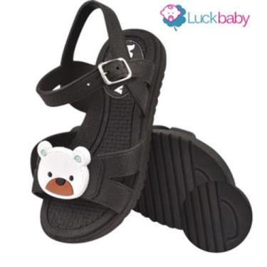 Imagem de Sandália Infantil Menino Leve Anti-derrapante - Luck Baby, Ursinho bra
