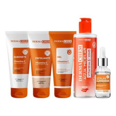 Imagem de Kit 6 skin care melasma clear clareador dermachem