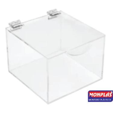 Imagem de Caixa de acrilico  cristal transparente para cápsulas café nespresso -