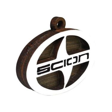 Imagem de Chaveiro 3d Marca Scion 4cm Mdf Madeira Decorada - ATACADÃO DO ARTESAN