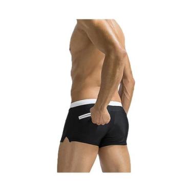 Imagem de Shorts de Praia Masculinos - Roupa de Banho Respirável e de Secagem Rá