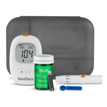 Imagem de Medidor De Glicose Digital Completo Glicocheck - Multilaser - G-Tech