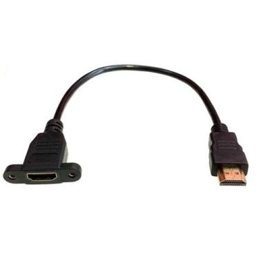Imagem de Cabo Extensor Hdmi Macho para Hdmi Femea 30cm - LM