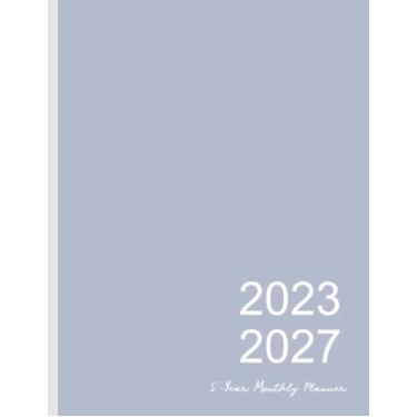 Imagem de 2023-2027 5-Year Monthly Planner: A simple monthly planner for 5 years (2023,2024,2025,2026,2027), Monday start, 8.5x11" Big size : for Time ... / Appointments/Events/Routine (purple)