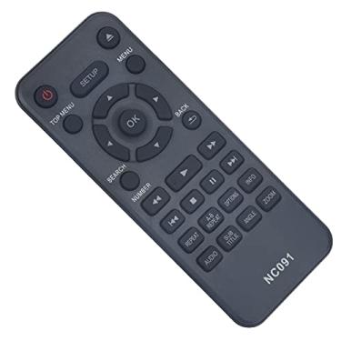 Imagem de Controle remoto de substituição NC091 – Controle remoto substituído WINFLIKE NC091UL adequado para Philips Blu-ray DVD Player DVP2702 DVP2702/F7 DVP2702F7 DVP2902 DVP2902/F7 DVP2902F7 NC091 NC091UL