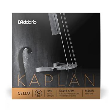 Imagem de D'Addario Corda de violoncelo Kaplan - Corda C única - KS514 4/4M - Cordas de violoncelo - Escala 4/4, tensão média