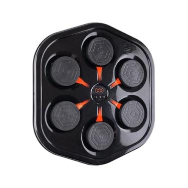 Imagem de Vaveren Máquina de boxe musical, treinamento de boxe inteligente, parede, alvo de socos, almofada de parede de boxe musical para prática de artes