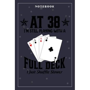 Imagem de Notebook Journal Funny 38th Birthday Gift - 38 Year Old Cards: Meeting, Goals, Work List, Financial,6x9 in, Happy, Goal, Life, Gym, Personal Budget