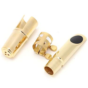 Imagem de Bocal de Saxofone Alto 5C Com Almofadas - Acessório de Sax B para Sax Eb - Acessório de Instrumentos Musicais para Sax Alto