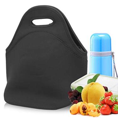 Imagem de Bolsa de Almoço Isolada, Bolsa de Almoço Quente Portátil Lancheira Reutilizável à Prova de Vazamentos Bolsa Térmica para Lancheira para Trabalho Compras Acampamento Frutas