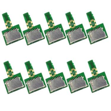 Imagem de CY Kit de cartão de memória micro SD TF 10 pçs/lote macho para extensor adaptador de extensão SD fêmea padrão leitor PCBA para telefone de carro (SD*10 peças)
