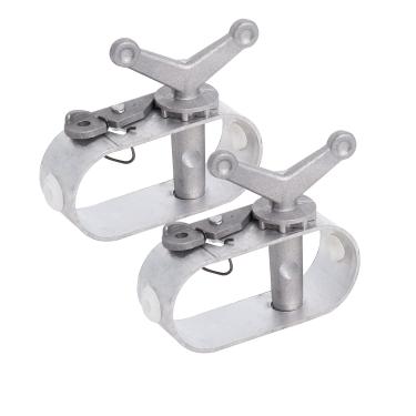 Imagem de Umfaqgi Cobertura de Piscina Guincho para Piscina Acima Do Solo Piscinas Ovais Cobertura de Inverno Guincho de Alumínio Reforçado com Catraca Apertador de Cabo (Pacote com 2)