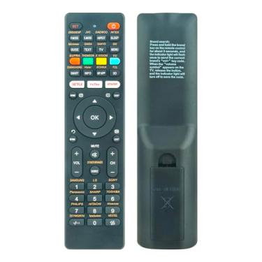 Imagem de AULCMEET Controle remoto universal RC-G009 Novo controle remoto de substituição adequado para Samsung, LG, Sony, Panasonic, Sharp, Toshiba, Philips, Hitachi, Hisense, Skyworth, TV, todos os modelos de
