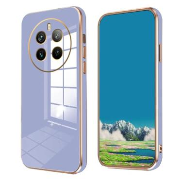 Imagem de Anlalish Compatível com Realme 12 Pro Plus 5G capa de silicone Realme 12 Pro Plus 5G capa de telefone 0,3 mm Funda fofa fina chapeamento acessórios de proteção para câmera capa à prova de choque
