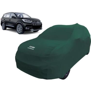 Imagem de Capa Para Cobrir Carro Chery Tiggo 8 Tecido Helanca - Mz, Verde