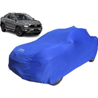 Imagem de Capa Automotiva De Tecido Para Pick-up Fiat Toro 2022 À 2023 - Mz, Azu