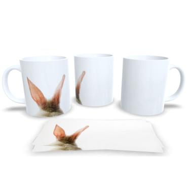 Imagem de Caneca de Porcelana Branca Personalizada Coleção Páscoa